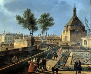 Claude-Joseph Vernet. Port w Marsylii. Muzeum Marynarki Wojennej w Paryżu autorstwa Claude Joseph Vernet