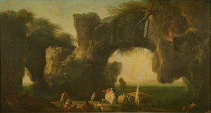 Widok na Sorrento autorstwa Claude Joseph Vernet