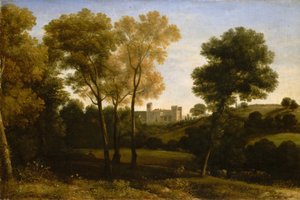 Widok na La Crescenza autorstwa Claude Lorrain