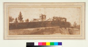Widok na Belweder i fortyfikacje Watykanu autorstwa Claude Lorrain