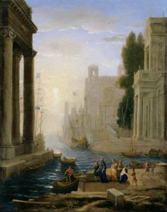 Zaokrętowanie św. Pauli autorstwa Claude Lorrain