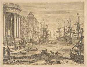 Zaokrętowanie św. Urszuli, 1665. autorstwa Claude Lorrain