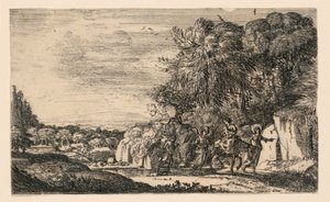 Ucieczka do Egiptu autorstwa Claude Lorrain