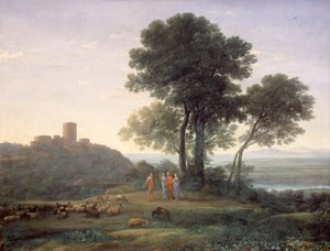 Jakub z Labanem i jego córkami autorstwa Claude Lorrain