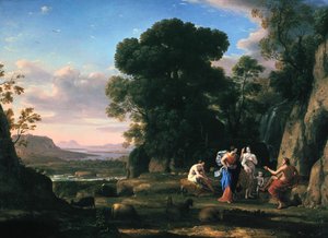 Wyrok Paryża 1645-1646 autorstwa Claude Lorrain