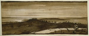 Panorama z Sasso, 1649-1655 autorstwa Claude Lorrain