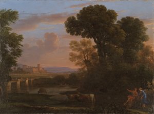 Krajobraz duszpasterski, 1648 autorstwa Claude Lorrain