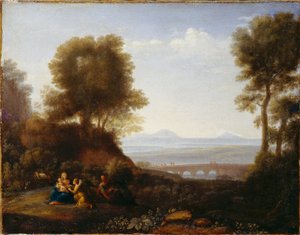 Odpocznij w locie do Egiptu autorstwa Claude Lorrain