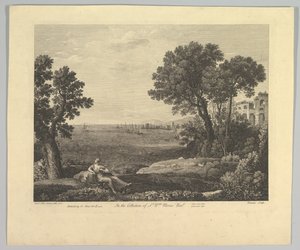Pejzaż morski z Bachusem i Ariadną, 1742. autorstwa Claude Lorrain