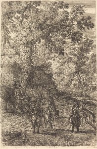Pasterz z czterema kozami (Les quatre chèvres) autorstwa Claude Lorrain