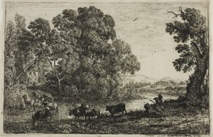 Pasterz autorstwa Claude Lorrain