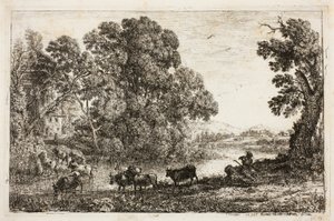 Pasterz autorstwa Claude Lorrain