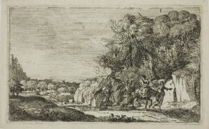 Ucieczka do Egiptu autorstwa Claude Lorrain