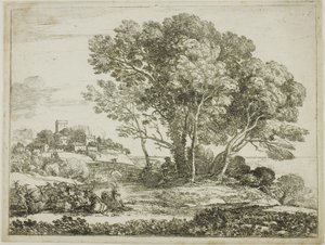 Pasterz autorstwa Claude Lorrain