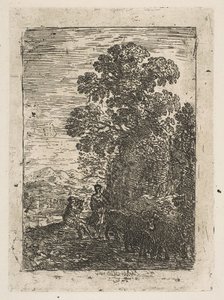 Pasterz i Pasterka, ca. 1630. autorstwa Claude Lorrain