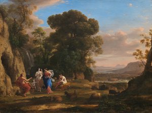 Wyrok Paryża autorstwa Claude Lorrain