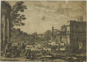Forum Romanum autorstwa Claude Lorrain