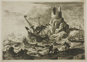 Wrak statku autorstwa Claude Lorrain