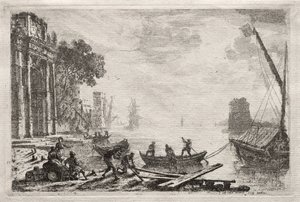 Zachód słońca, 1634. autorstwa Claude Lorrain