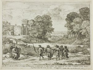 Czas, Apollo i pory roku autorstwa Claude Lorrain