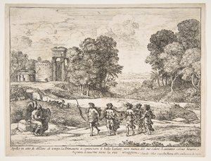 Czas, Apollo i pory roku, 1662. autorstwa Claude Lorrain