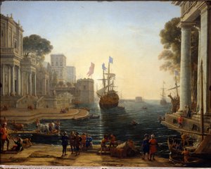 Ulysse przedstawia Chryseis swojemu ojcu (Obraz autorstwa Claude Lorrain