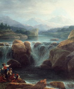 Wodospad Szczegółów. Obraz Claude Louis Chatelet