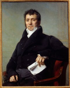 Portret Claude Marie Morin Malarstwo Claude-Marie Dubufe (1790-1864) Nantes z XIX wieku, Musee des Beaux Arts