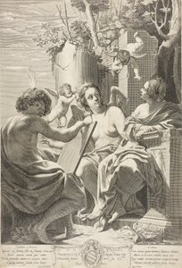 Alegoria władz duszy autorstwa Claude Mellan