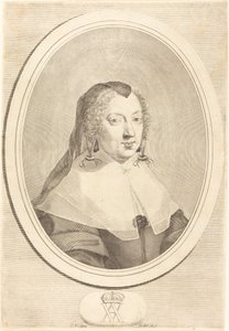 Anna Austriaczka autorstwa Claude Mellan