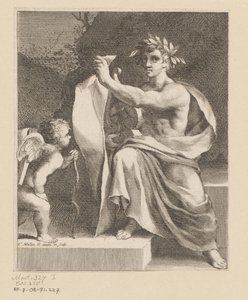 Apollo stawia een amor Tytuł strony voor: François Tristan l