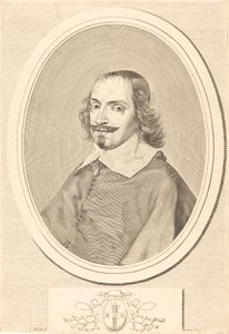 Kardynał Jules Mazarin autorstwa Claude Mellan