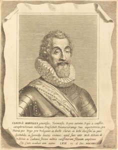 Claude z Marolles autorstwa Claude Mellan