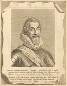 Claude de Marolles autorstwa Claude Mellan