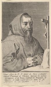 François Le Clerc Du Tremblay, znany jako Ojciec Józef, 1638. autorstwa Claude Mellan