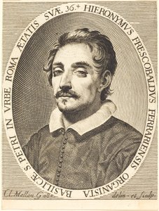 Girolamo Frescobaldi autorstwa Claude Mellan