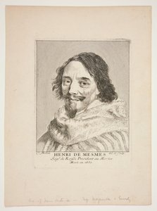 Henri de Mesmes autorstwa Claude Mellan
