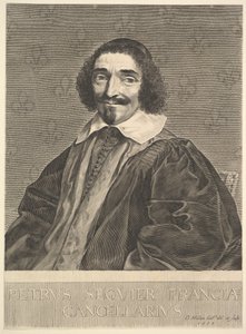 Kanclerz Pierre Seguier, 1639. autorstwa Claude Mellan