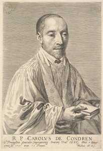Ojciec Charles de Condren. autorstwa Claude Mellan