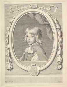 Ludwik Józef de Lorraine, książę Guise, jako dziecko, 1659. autorstwa Claude Mellan