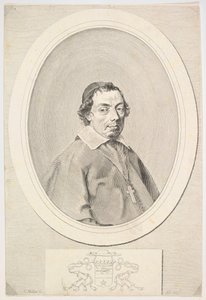 Nicolas Grillié, biskup Uzès.n.d. autorstwa Claude Mellan