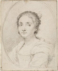 Portret Virginii de Vezzo da Velletri autorstwa Claude Mellan
