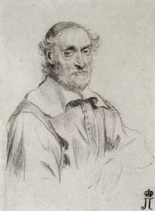 Portret Nicolasa Claude (Nicolas-Claude) Fabri DE PEIRESC (de Peyresc), astronoma autorstwa Claude Mellan