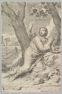 św. Augustyn, 1660. autorstwa Claude Mellan