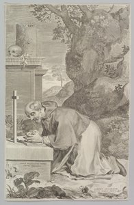 św. Klaudiusza, 1664. autorstwa Claude Mellan