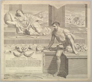 Teologia Antoine Talona, 1648. autorstwa Claude Mellan