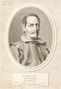 Vincenzo Giustiniani autorstwa Claude Mellan