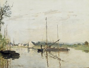 Argenteuil - olej na płótnie autorstwa Claude Monet