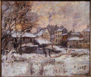 Argenteuil pod śniegiem autorstwa Claude Monet