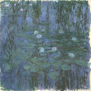 Niebieskie nimfy autorstwa Claude Monet